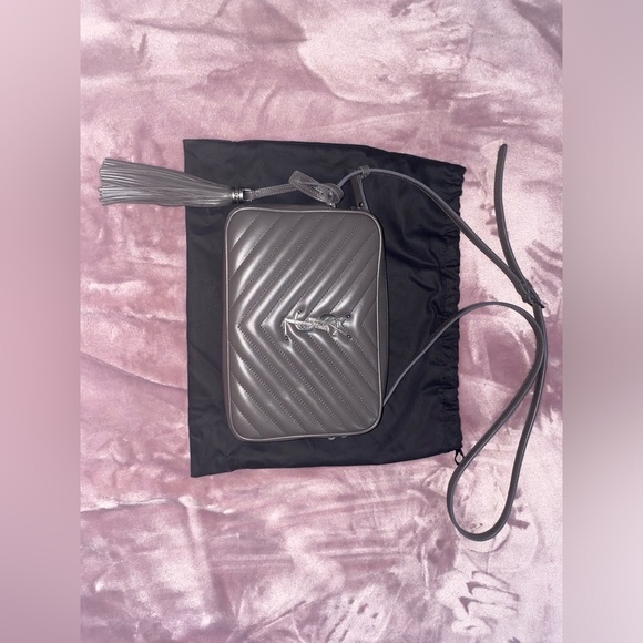 WORN ONCE YSL Saint Laurent Storm Lou Medium Camera Monogram Calf Crossbody Bag - Picture 6 of 12